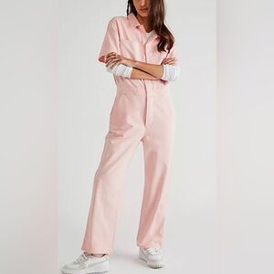 NEW Casey Jones Pink Coverall Emily Blunt Cosplay Medium